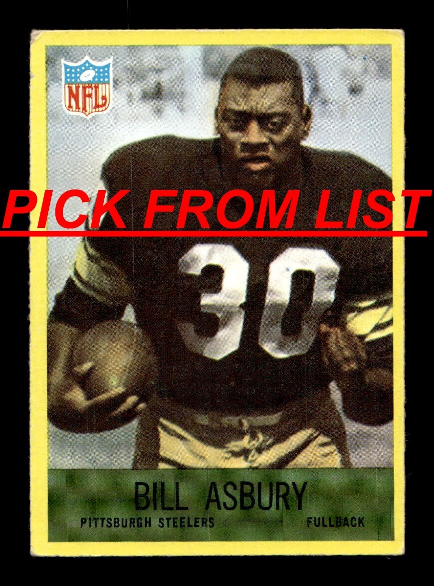 1967 Philadelphia Football 4-191 VG-EX Pick From List All PICTURED