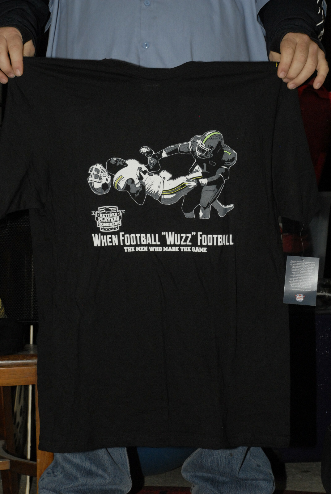 NFL Retired Players Congress T shirt New w tags MINT greatest football shirt L