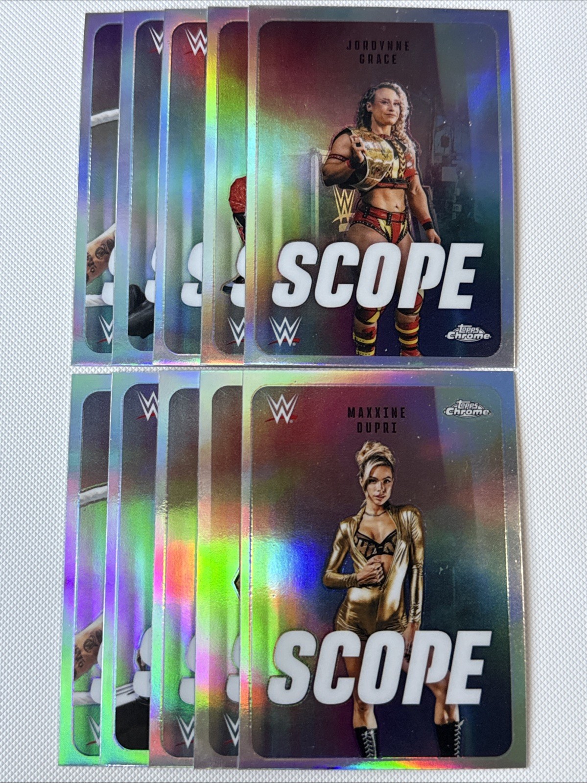 SCOPE SILVER REFRACTOR 2026 Topps Chrome WWE Cards You Pick/Choose! READ*