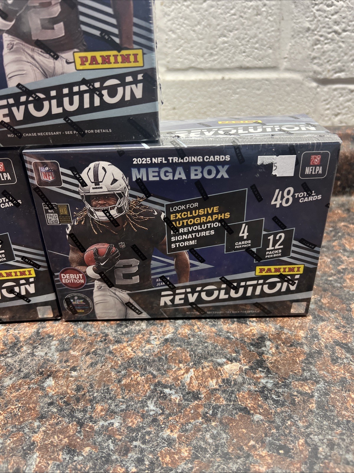 LOT OF 3 2025 Panini Revolution Football Mega Box Sealed New FREE SHIPPING