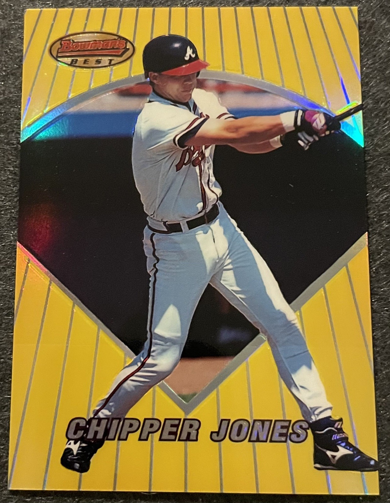 1996 Bowman’s Best – Previews Chipper Jones #BBP 1 Refractor