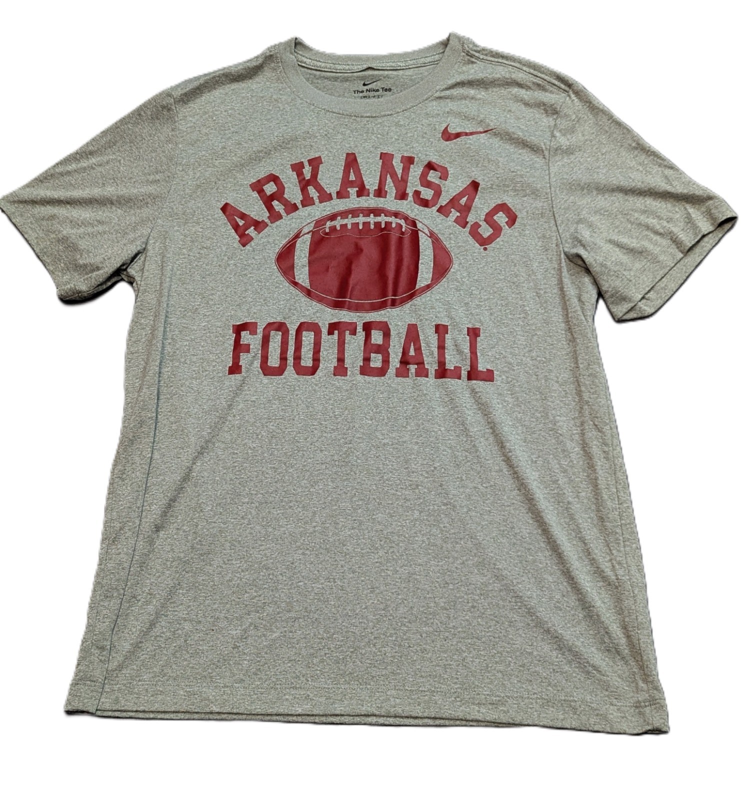 Nike Arkansas Razorbacks Football Dri-FIT Legend Shirt Mens XL IM1157-063 Grey