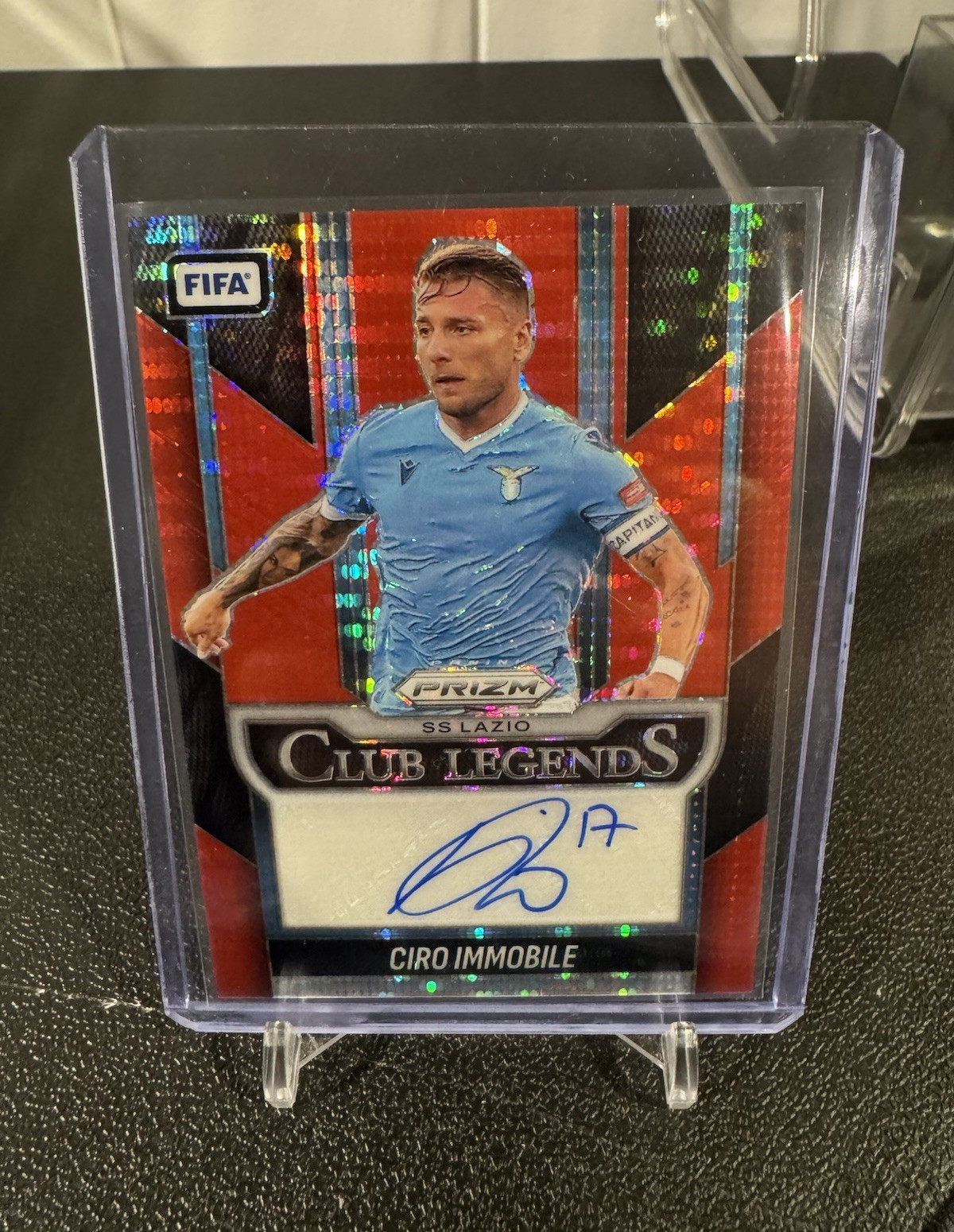 2025-26 Panini Prizm FIFA Ciro Immobile S.S. Lazio Auto Club Legends CL-CI