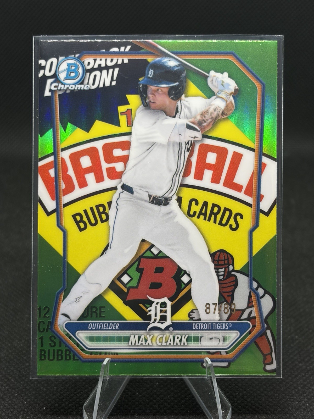 Max Clark – 2026 Bowman /89 Pack Fractor CASE HIT SSP #BCP-2 Detroit Tigers