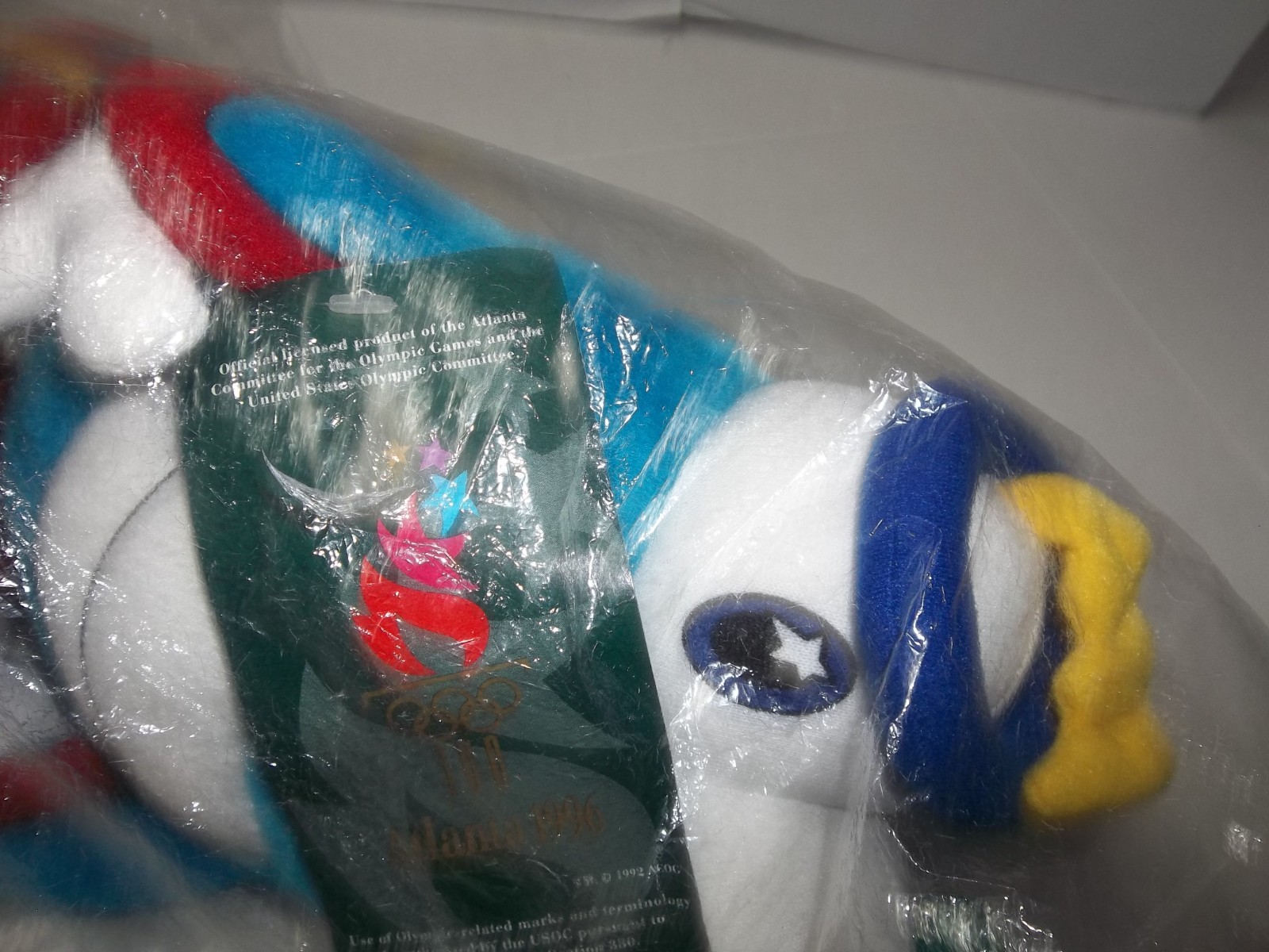 1996 Atlanta Olympic 14″ Plush Izzy Whatizit Mascot Sealed