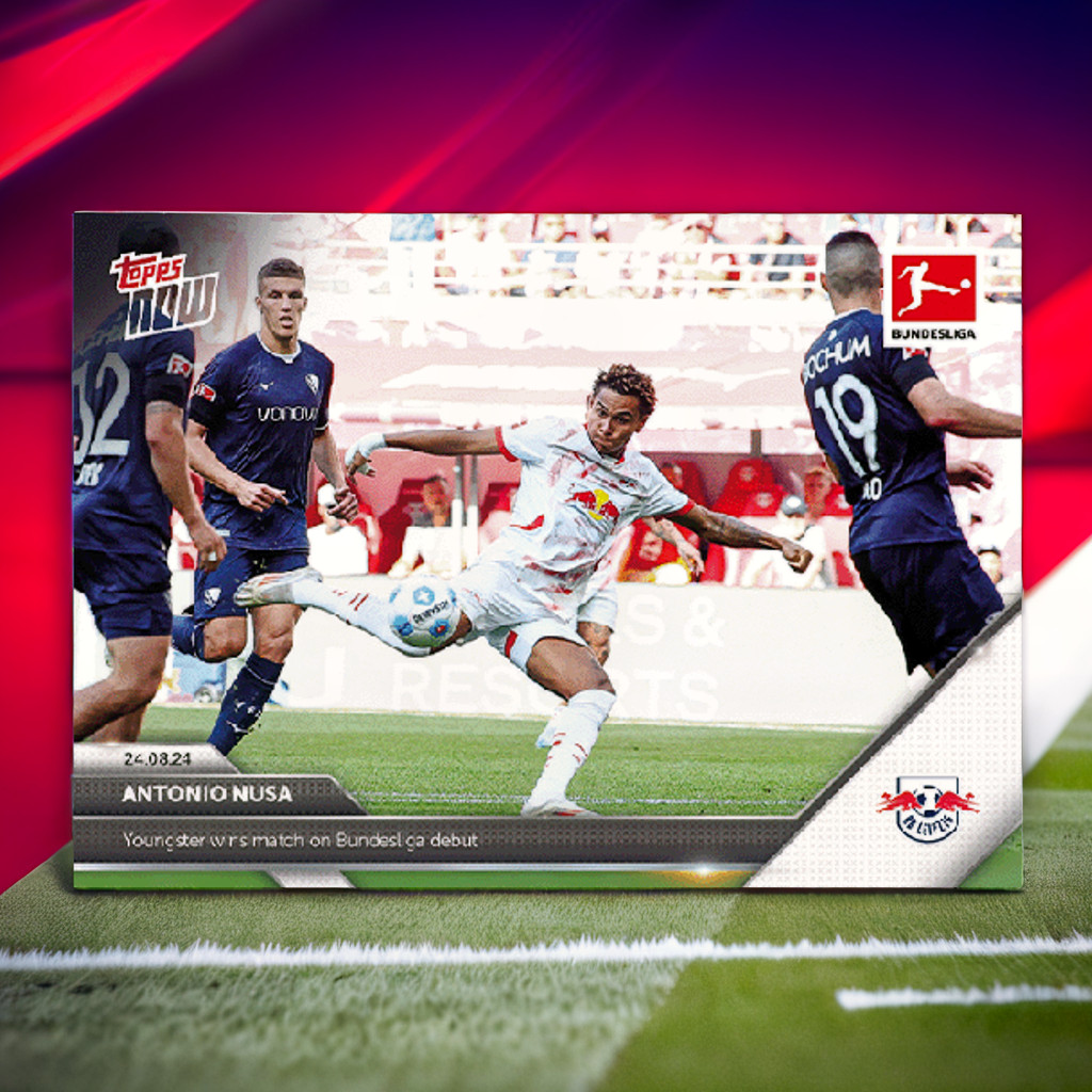 Antonio Nusa – Bundesliga debut – 24/25 Bundesliga TOPPS NOW Card 6