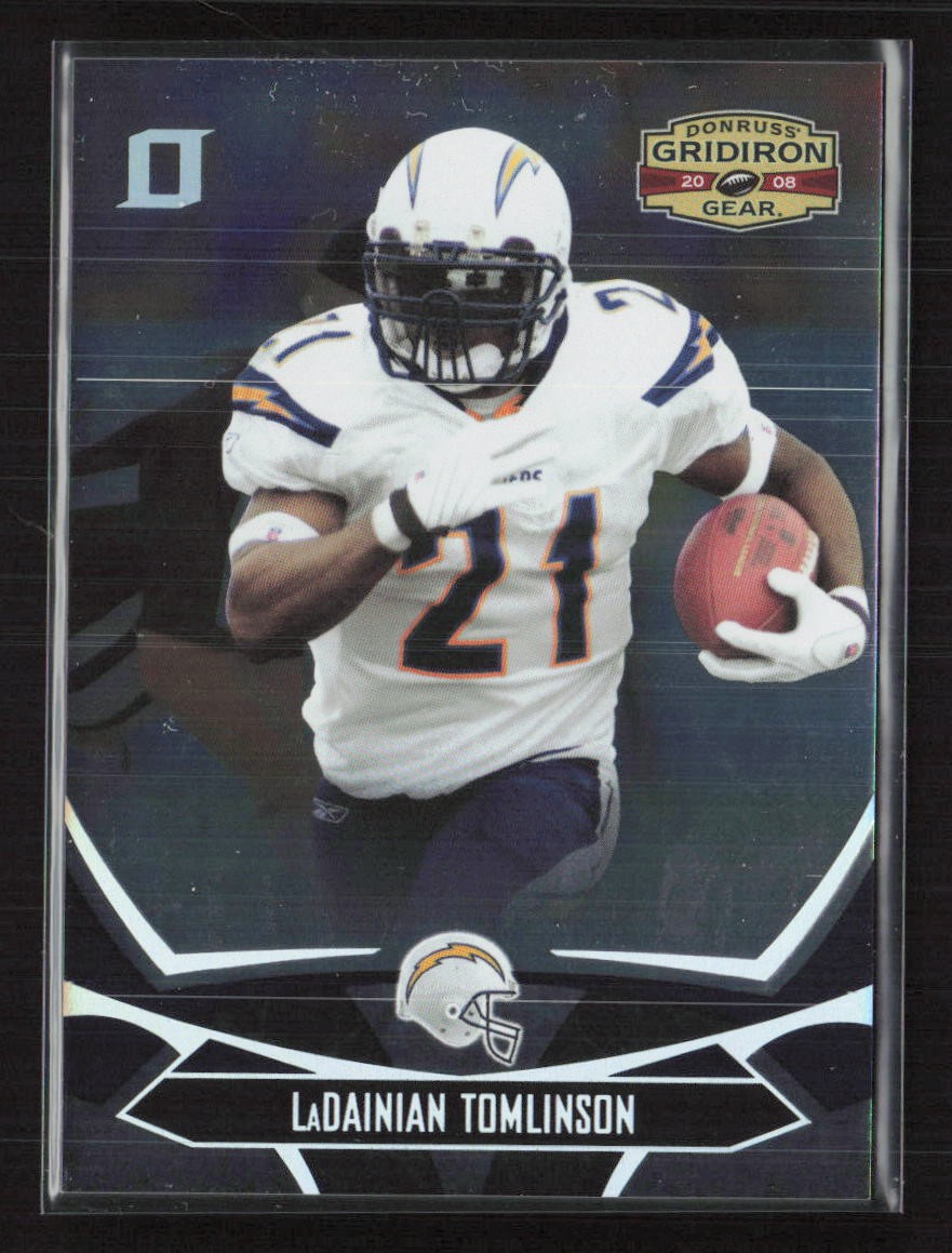2008 Donruss Gridiron Gear Silver Holofoil O’s #81 LaDainian Tomlinson 227/250