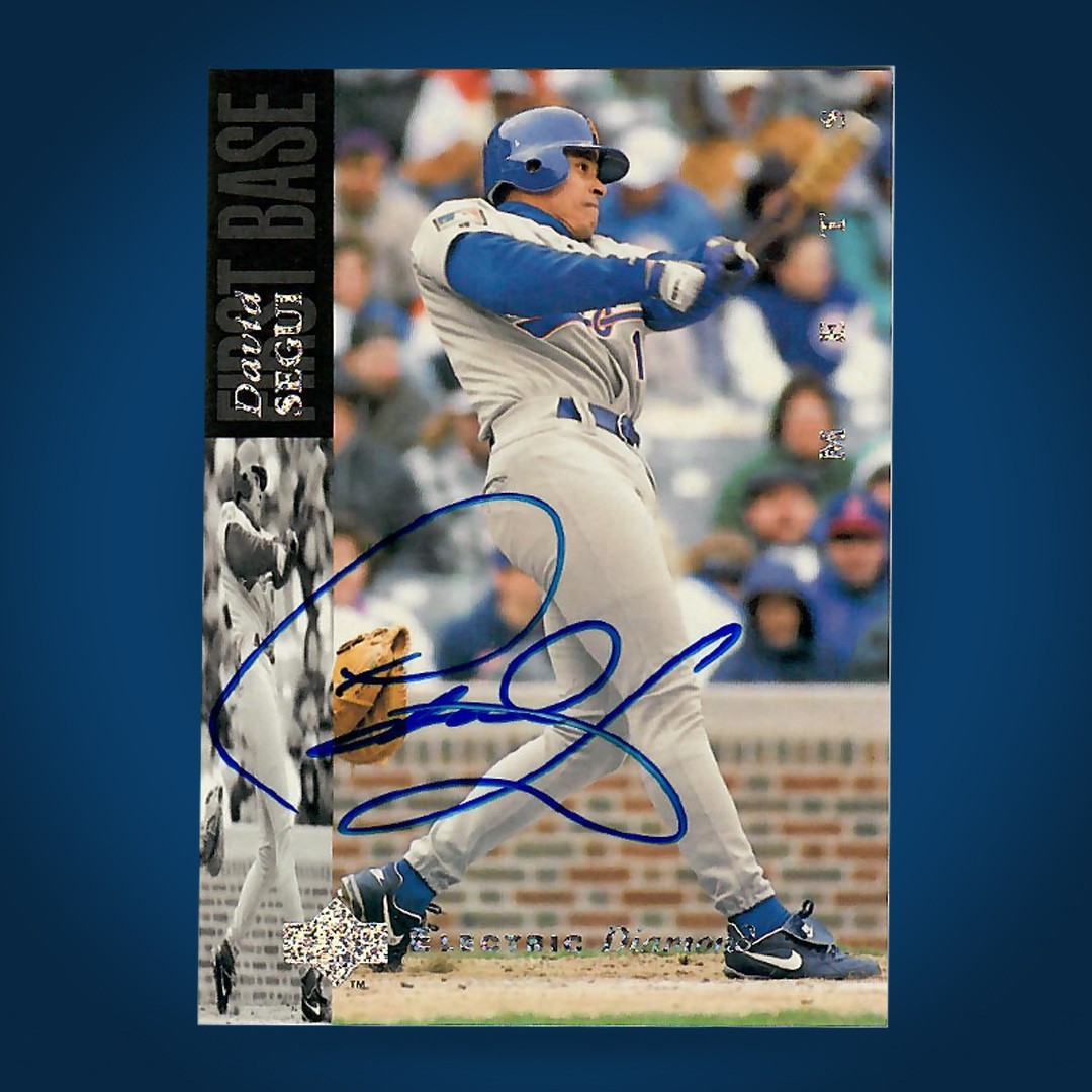 David Segui signed autographed 1994 Upper Deck card (#421)