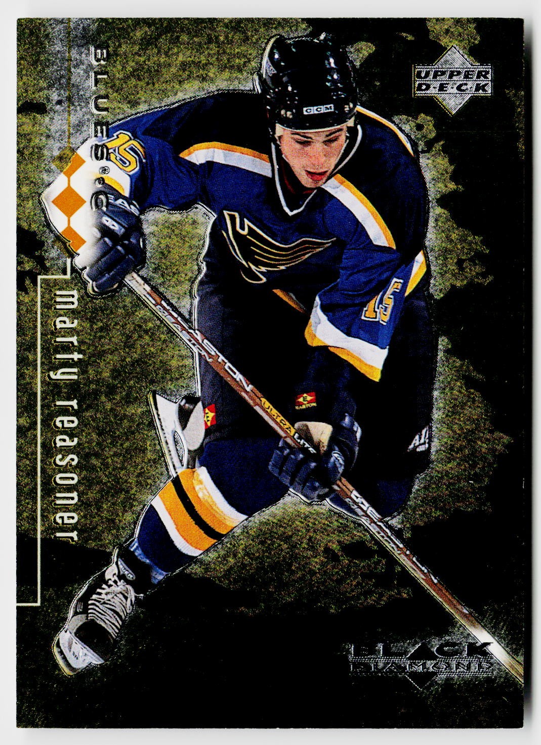 1998-99 Upper Deck Black Diamond #76 Marty Reasoner Triple Diamond #/1000