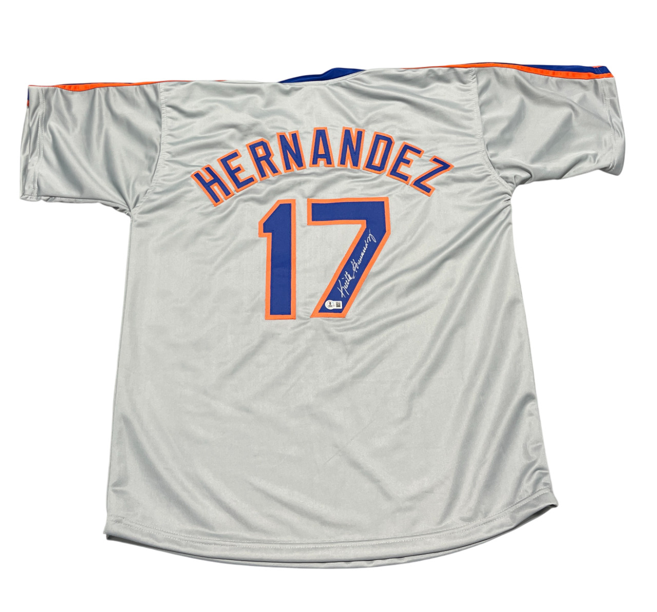 Keith Hernandez Signed Auto New York Mets Custom Jersey Beckett Witness BAS COA