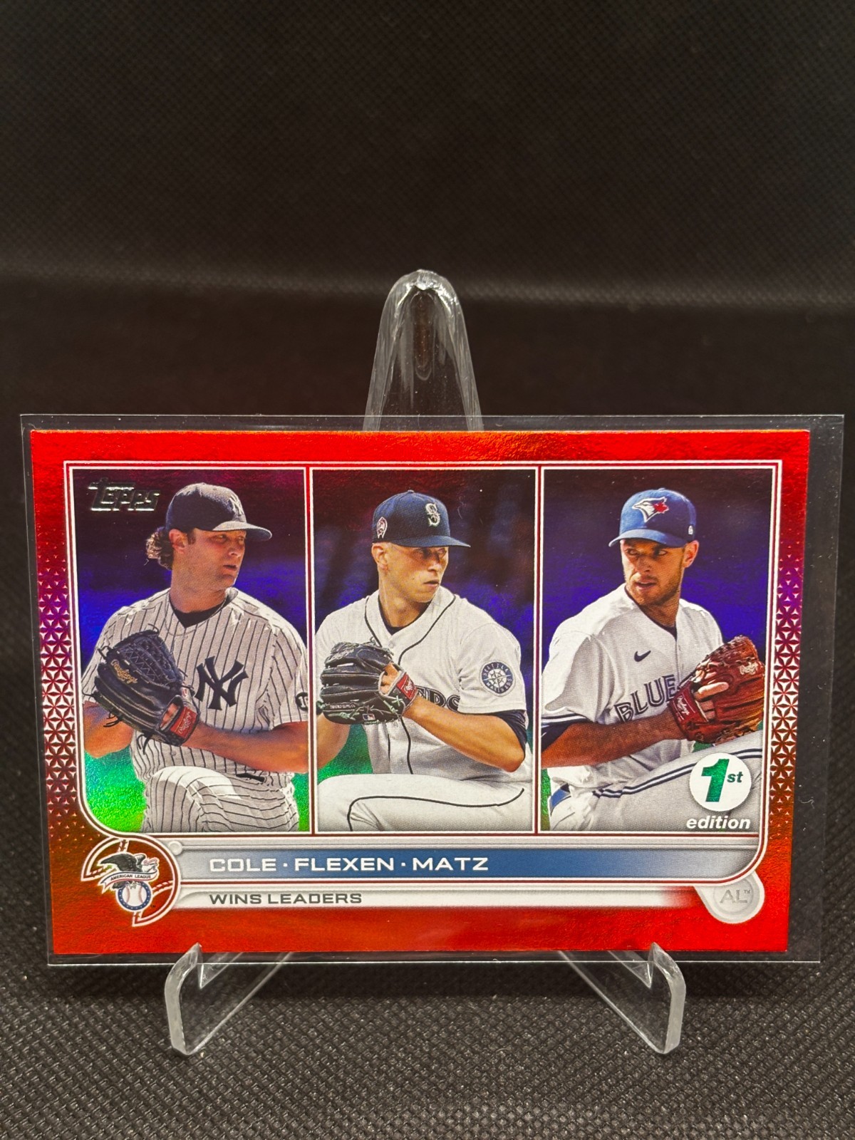2022 Topps Series 1 League Leaders Red 1st Edition /50 #270