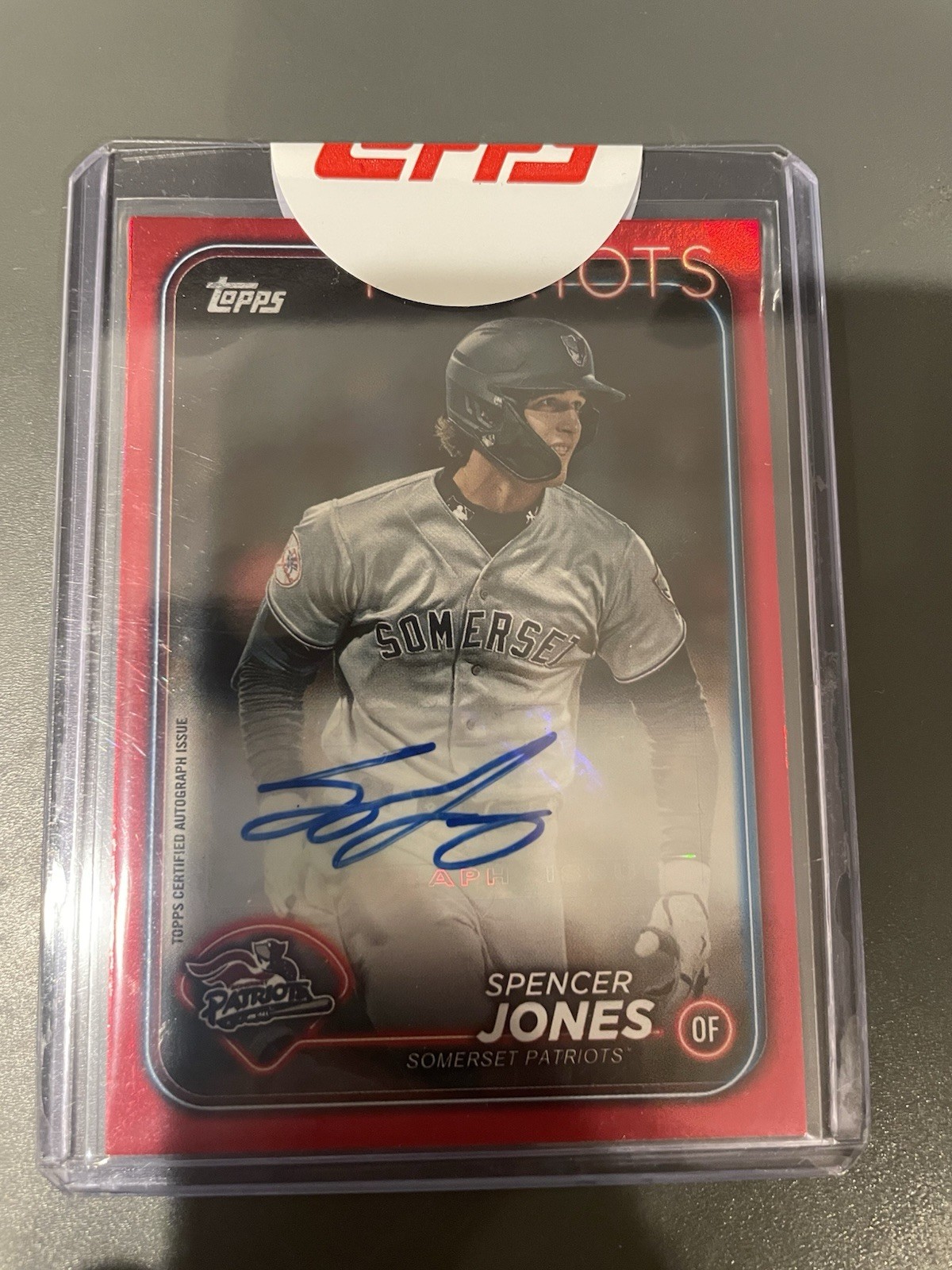 2024 Topps Pro Debut Spencer Jones #PD-165 Red Autographs /10 Topps Sealed