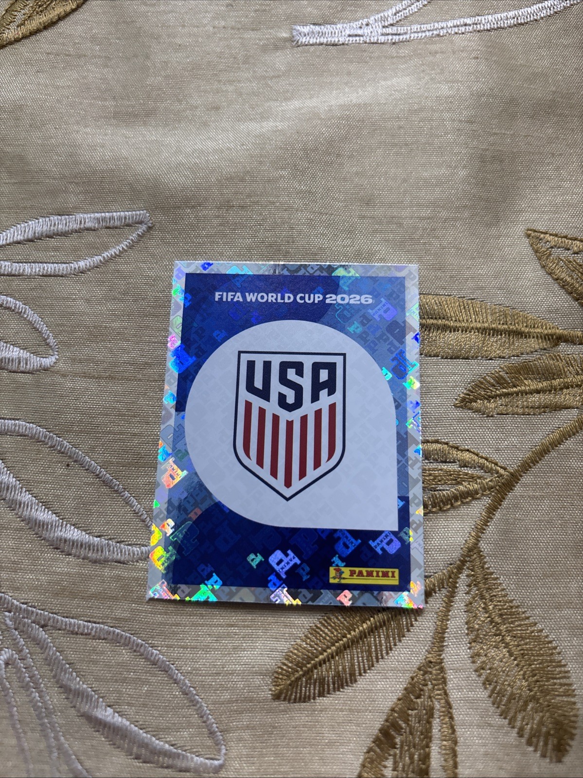 Panini FIFA World Cup 2026 Sticker USA 1 USA Crest Club Badge Logo