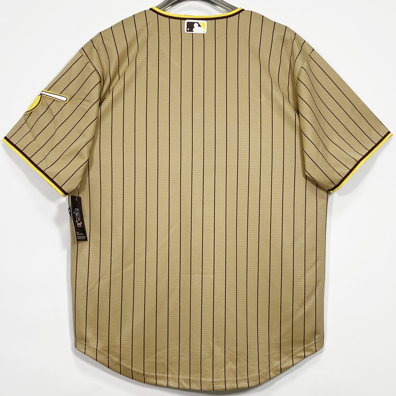 Padres, Baseball Jersey, Blank, Stitched, Khaki, S/M/L/XL/2XL/3XL