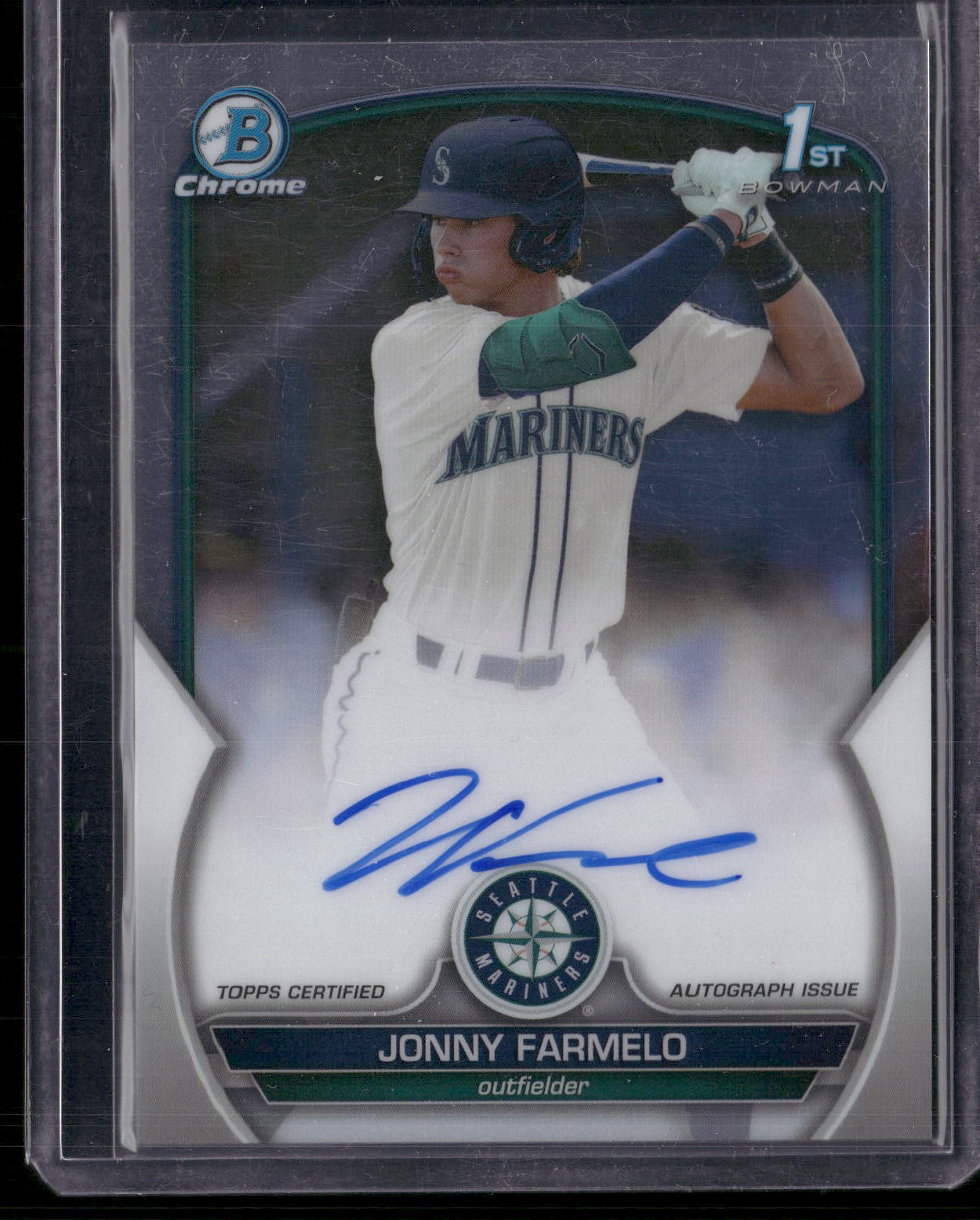 2023 Bowman Draft Jonny Farmelo 1st Bowman Chrome Auto #CDAJF Seattle Mariners