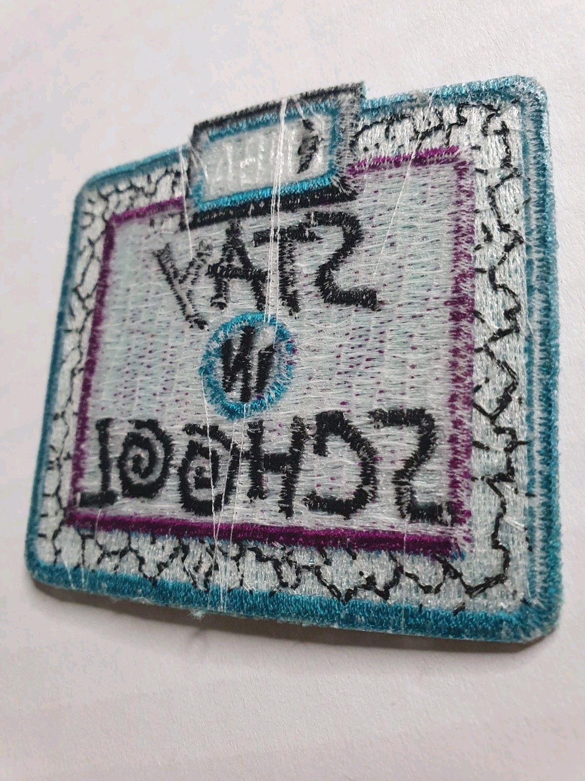 90’s NBA Stay In School Official Patch Iron On Vintage New NOS