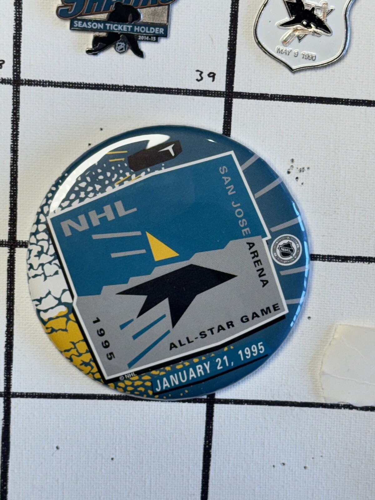 San Jose Sharks NHL Ice Hockey Lapel Pins; You Pick! Volume Discount