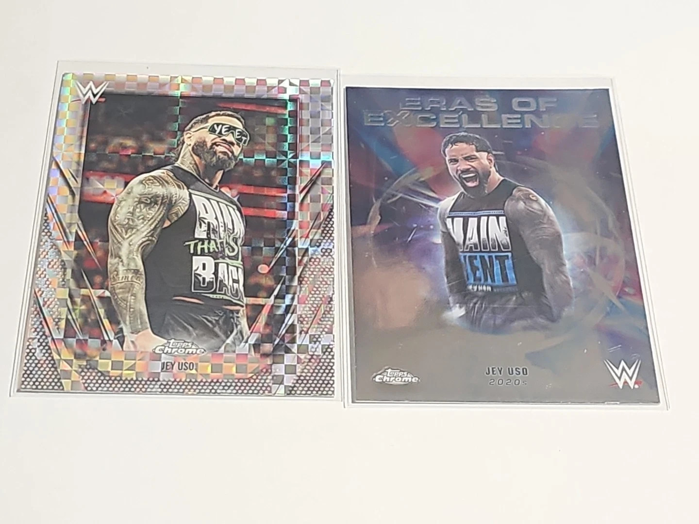 2026 WWE 6 cards ErasOfExcellence/X-fractor Shawn Michaels R-Truth Jey Uso *90