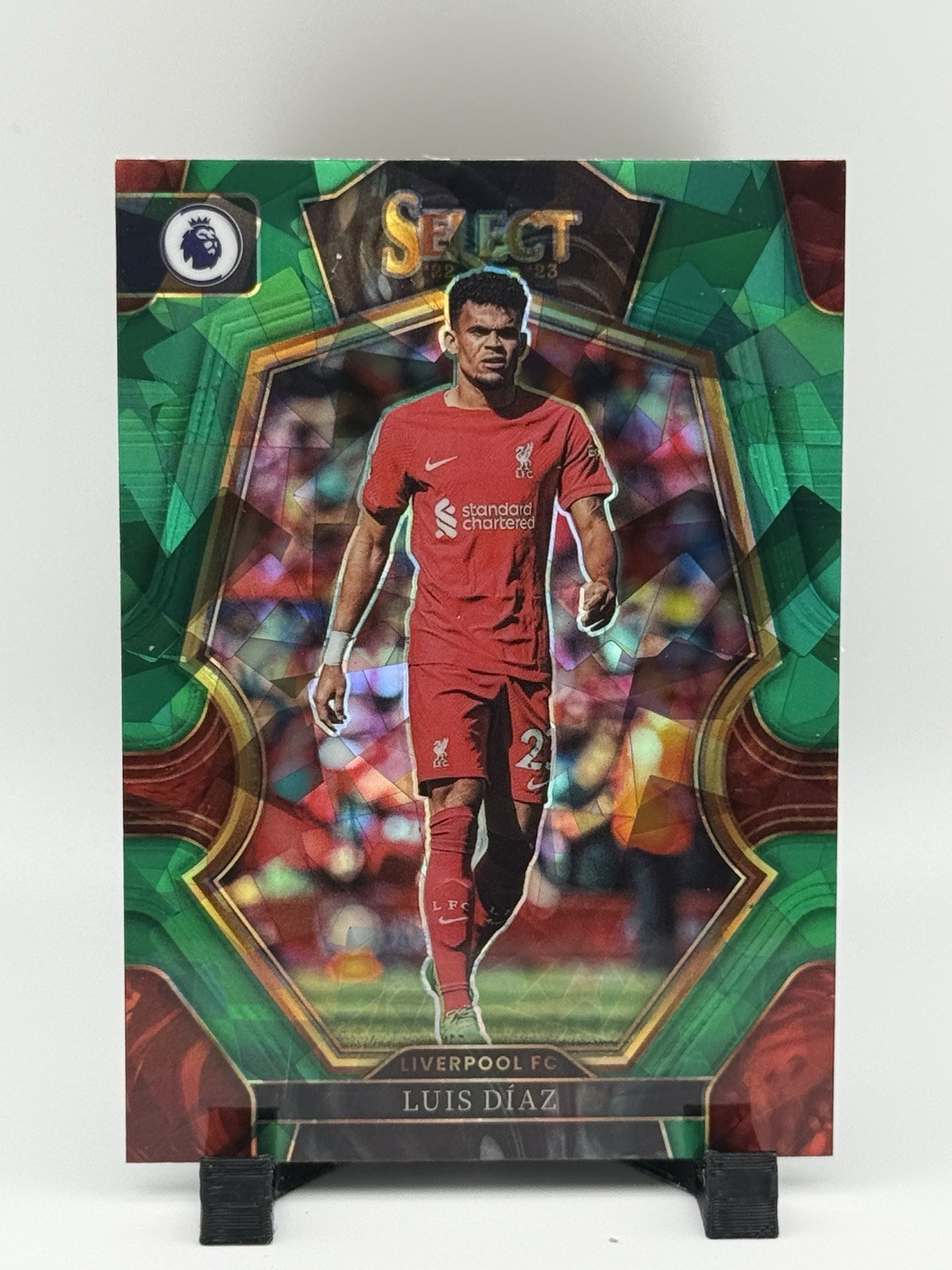 2022-23 Panini Select Premier League Luis Diaz Green Ice Prizm Mezzanine #146
