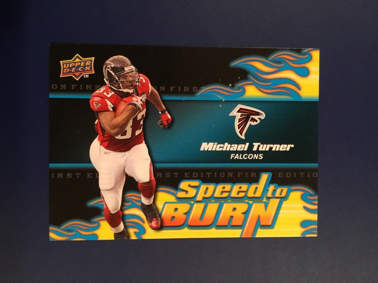 2009 Upper Deck 1st Edition #SB-24 MICHAEL TURNER Speed To Burn Insert