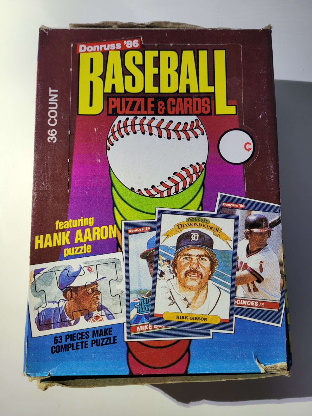 1986 Donruss Baseball Factory Sealed Wax Pack From Box Jose Canseco RC Rookie !!