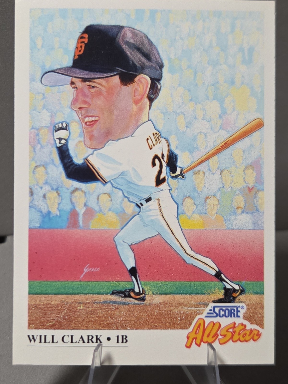 1991 Score – Will Clark #664
