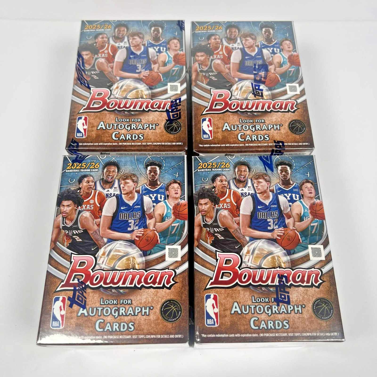 2025-26 Bowman Basketball Value Box – Lot of 4 – Brand New – Ships Today