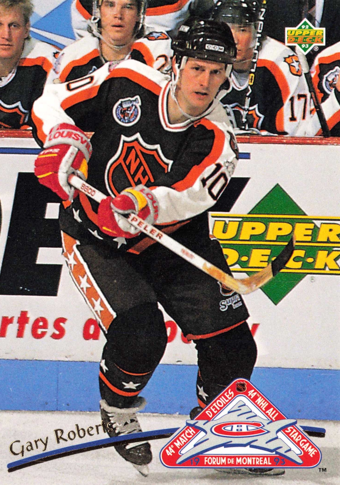 Gary Roberts #32 1992-93 Upper Deck All-Star Locker Series Calgary Flames
