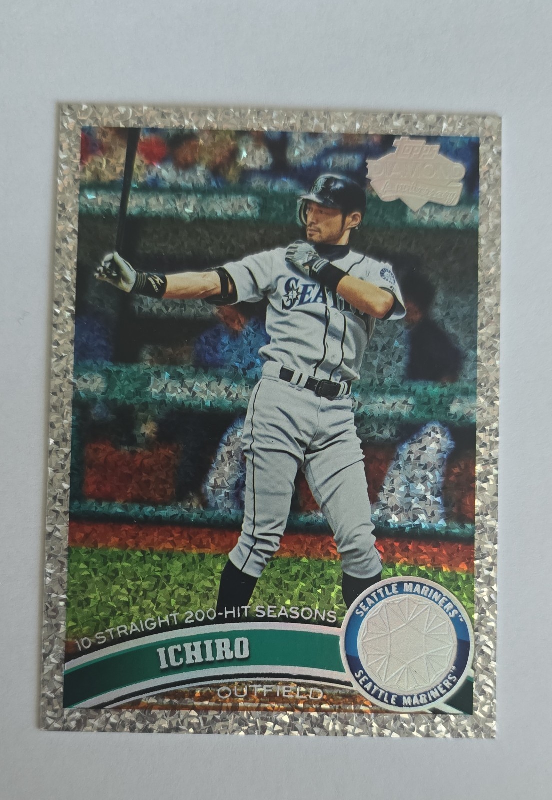 2011 Topps Ichiro Suzuki #385 Platinum Diamond Anniversary Mariners