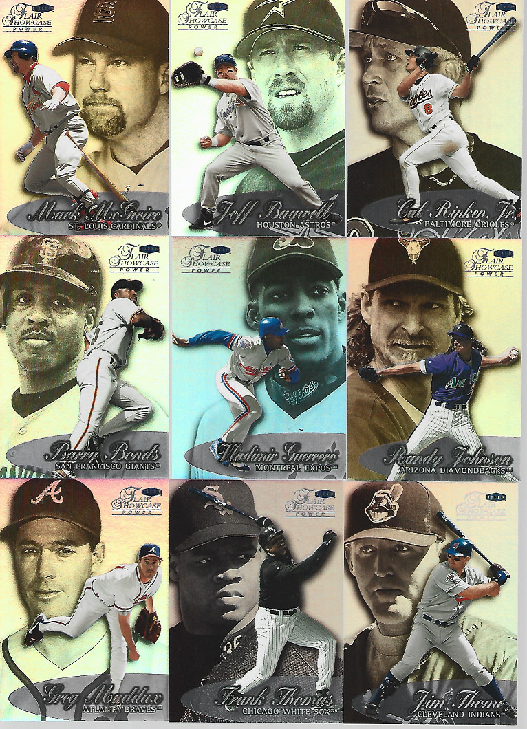 1999 FLEER FLAIR SHOWCASE ROW 3 SINGLES & RC’S***YOU PICK***