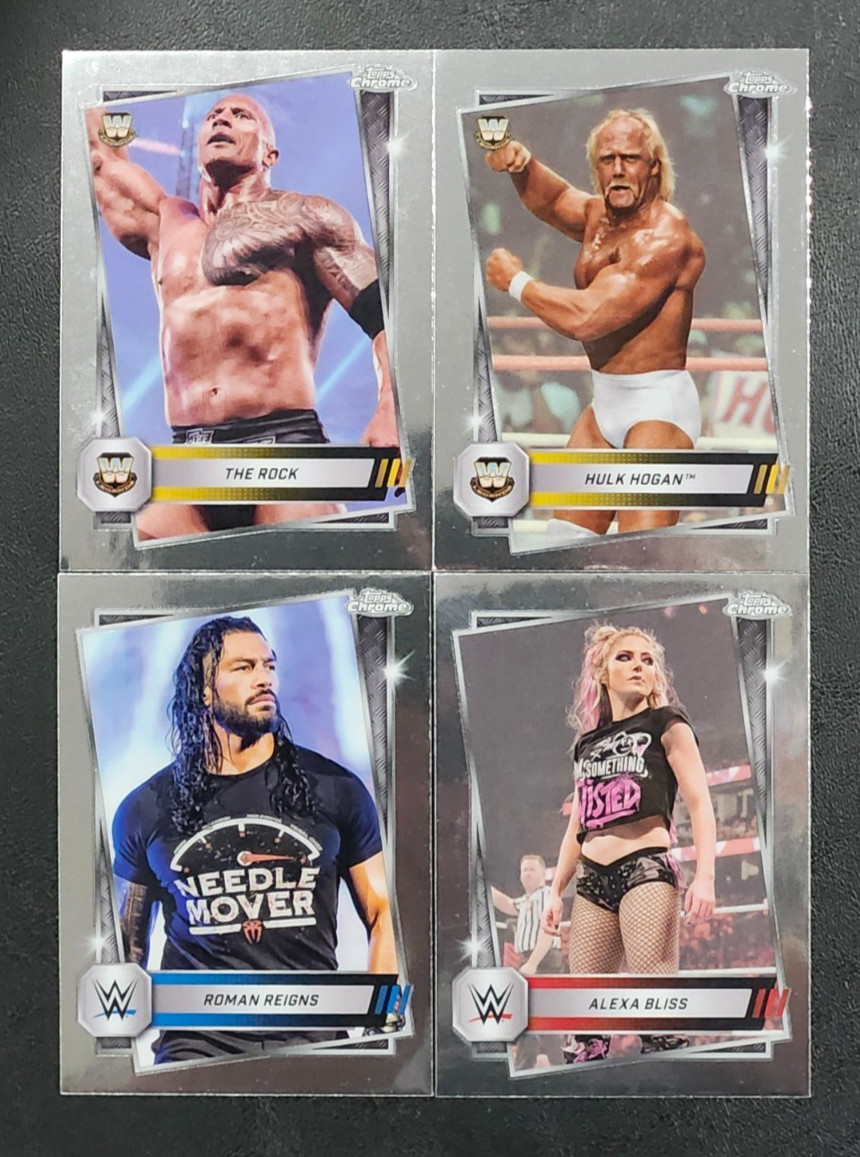 2025 Topps Chrome WWE BASE 1-200 You Pick the Card