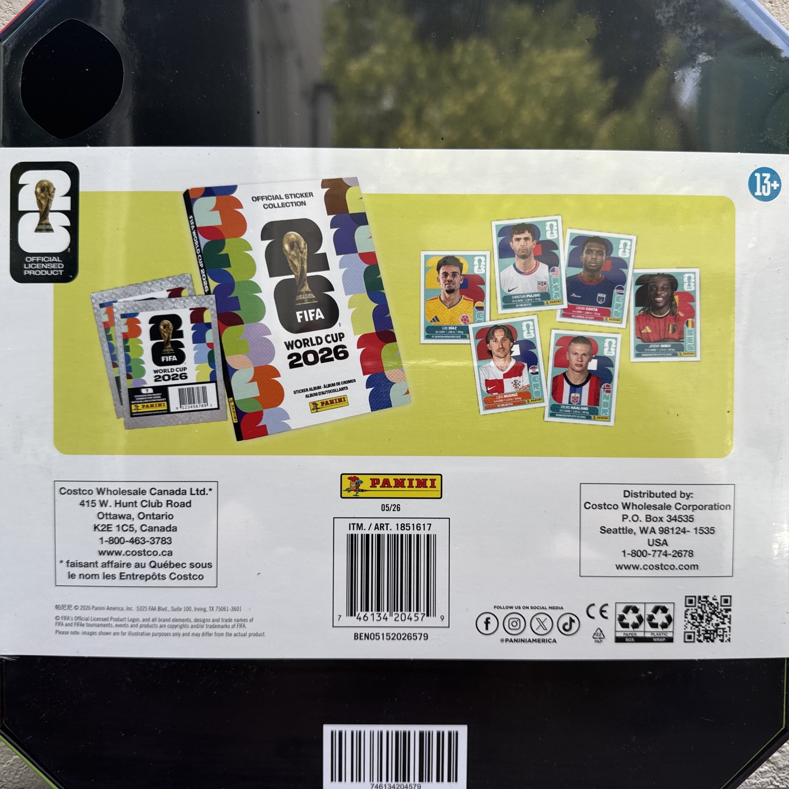 FIFA World Cup 2026 Stadium Box Hardcover Album 40 Packs NEW