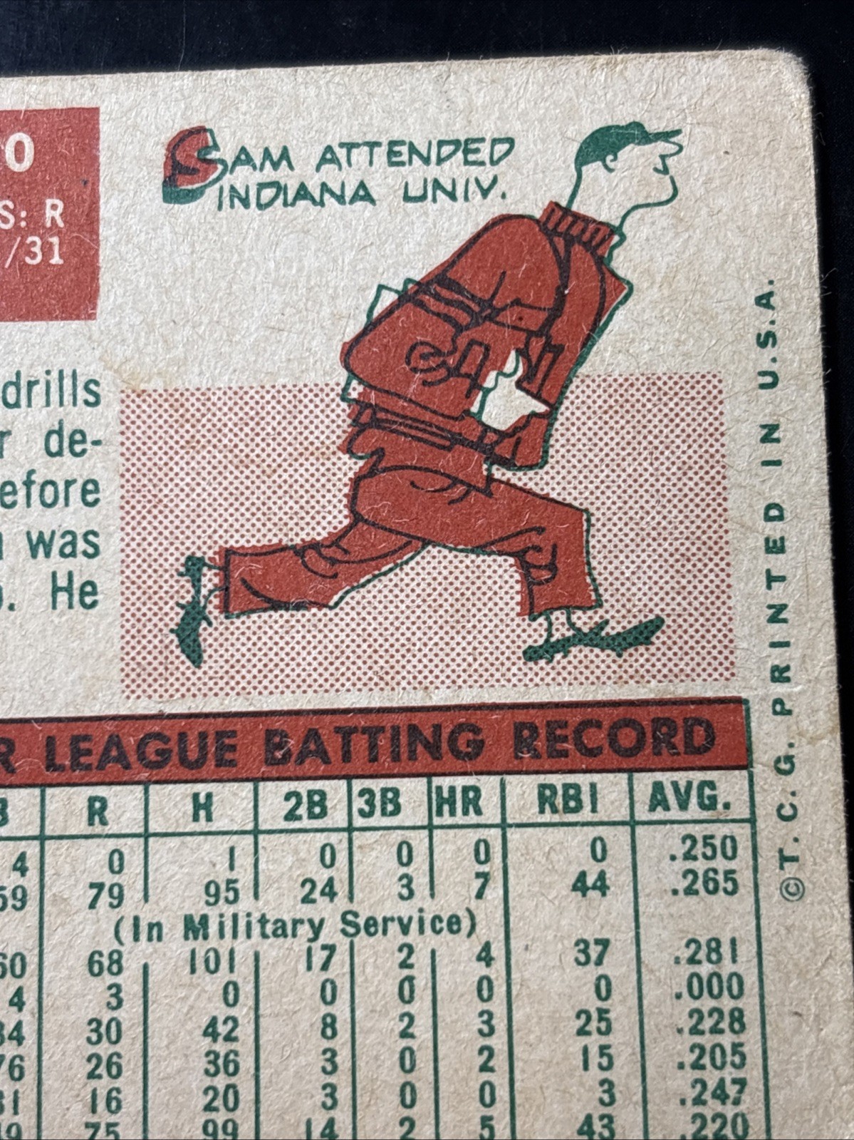 1959 Topps #438 Sam Esposito Chicago White Sox
