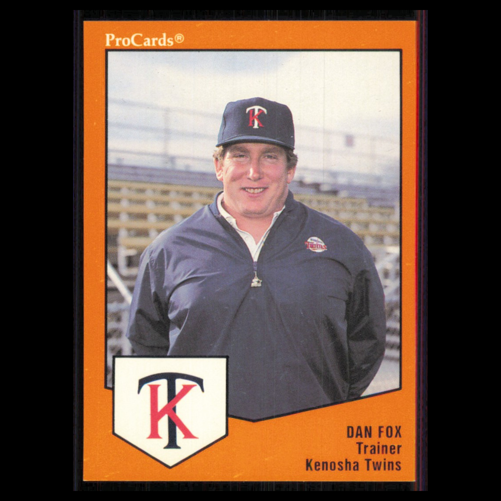 Dan Fox #1085 1989 ProCards Minor League Team Sets Kenosha Twins Baseball Card