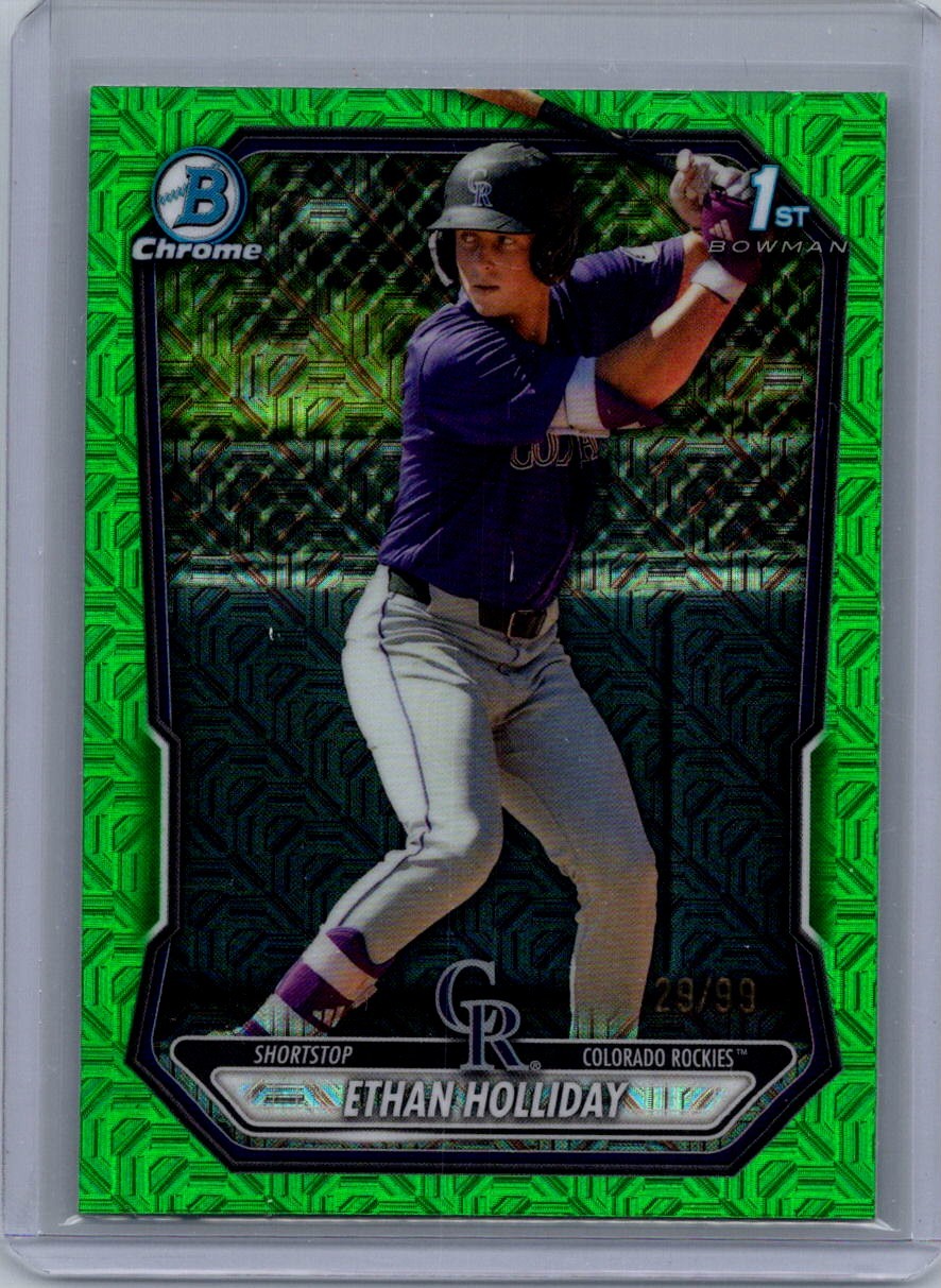 2026 Bowman 1st Ethan Holliday Rookie /99 Colorado Rockies #BCP-1