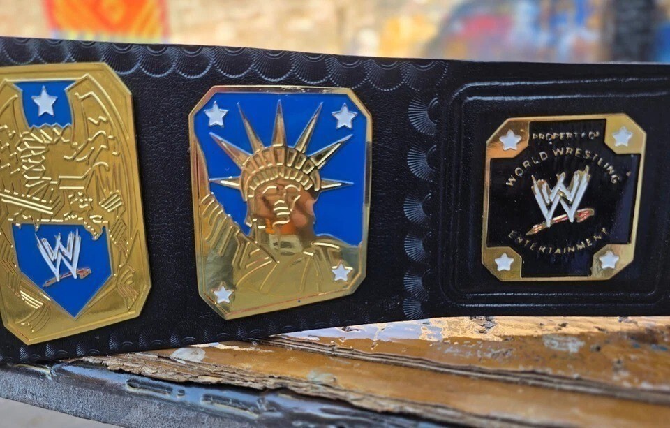 NEW United States Championship Title Belt Adult Size Replica 2MM WWE Wrestling
