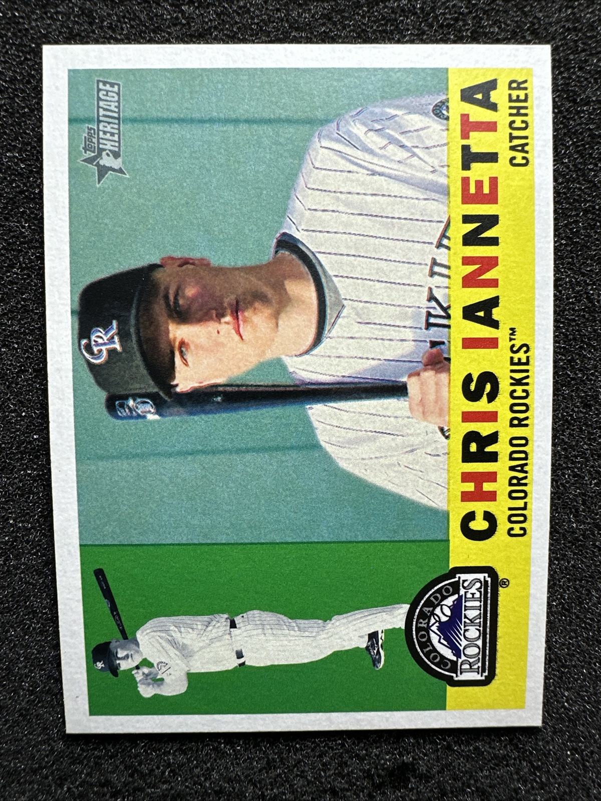 CHRIS IANNETTA #203 2009 Topps Heritage Colorado Rockies QTY