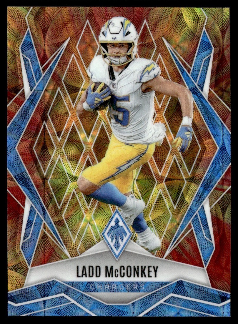 2025 Panini Phoenix FireBurst Ladd McConkey 061/350 #66