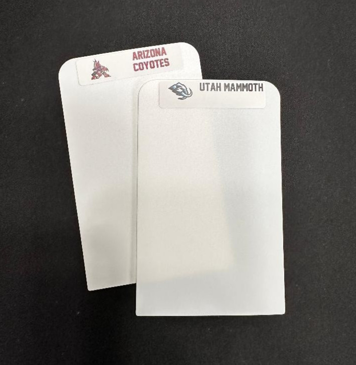 (33) TALL Sports Card Dividers with 33 FREE NHL Team Logos Label Set