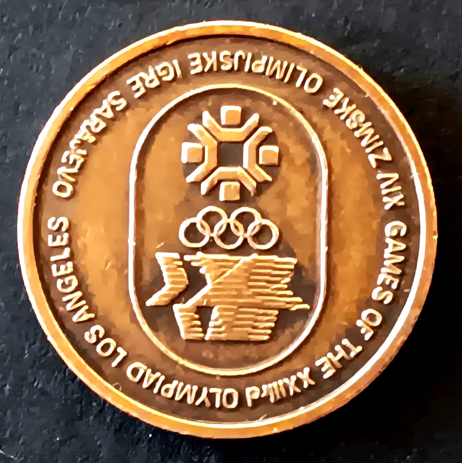 1984 Sarajevo–Los Angeles Olympic Commemorative Bronze Coin