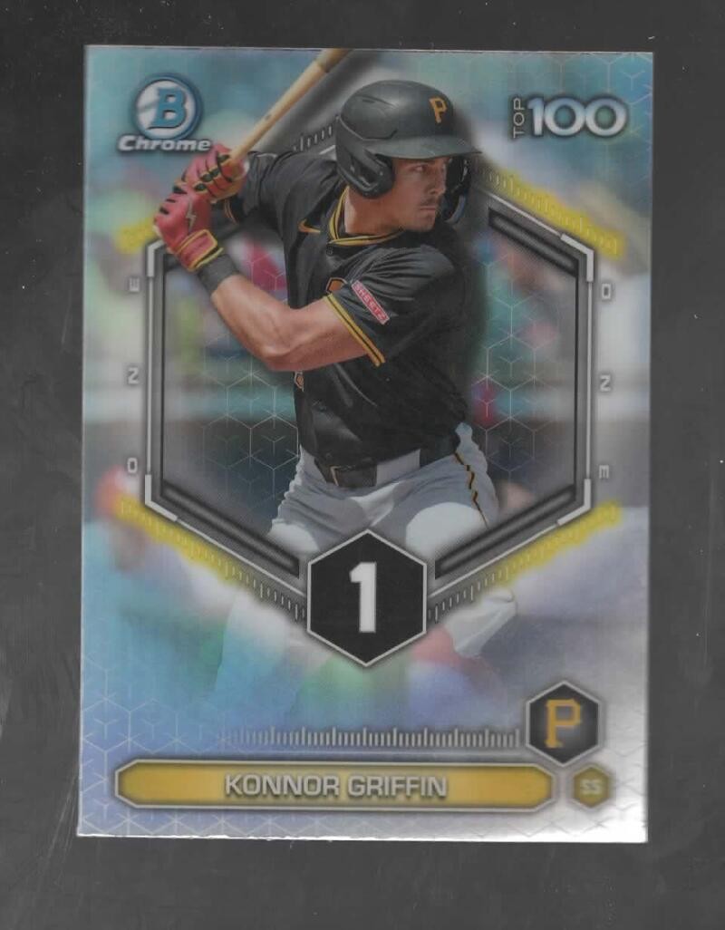 2026 Bowman Scouts Top 100 #BTP-1 Konnor Griffin Pittsburgh ID:70109