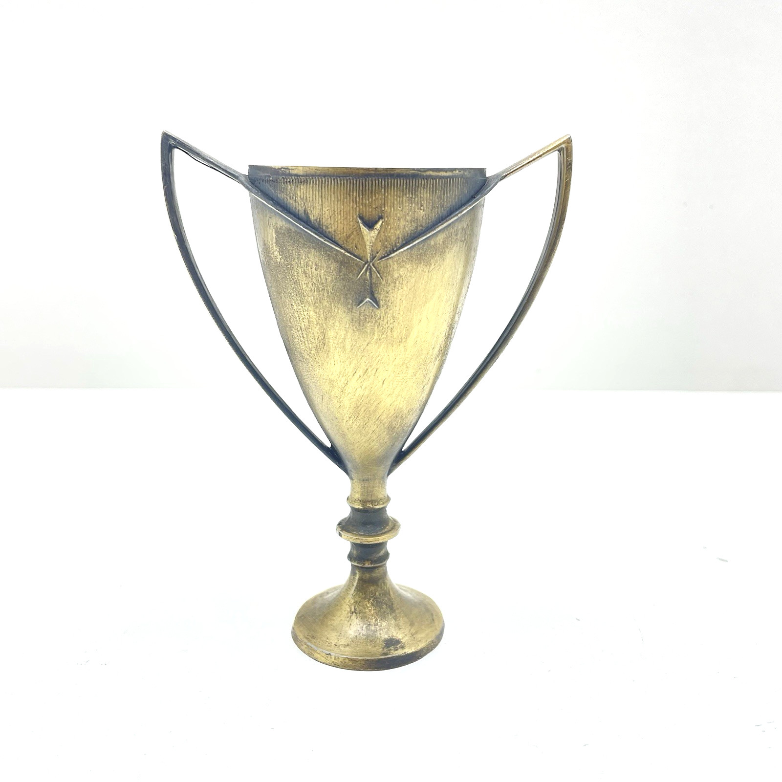 Vintage Metal Trophy Topper Golf Golfer SPORT Championship Cup 5″