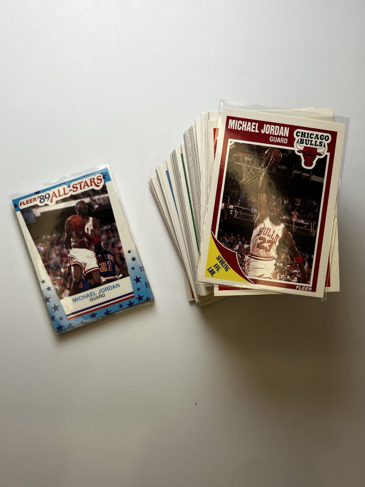 1989-90 Fleer Basketball Complete Set-168 Cards and 11 All-Stars Stickers
