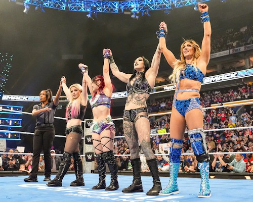 Rhea Ripley Charlotte Flair Iyo Sky Alexa TOUGH CHICKS 8″ x 10″ OR 4″ x 6″ Photo