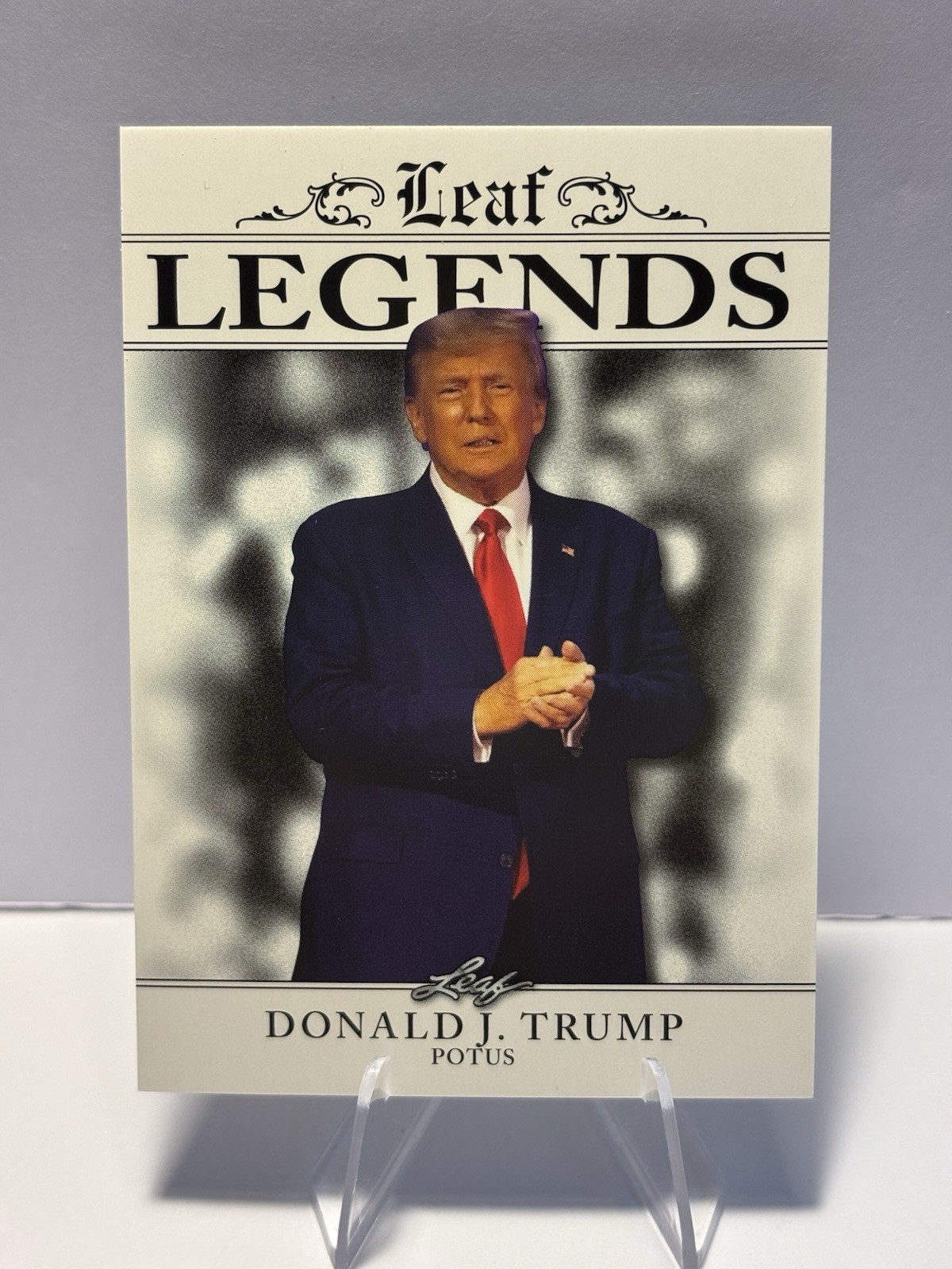 Donald Trump * 2022 LEAF “SPECIAL RELEASE” #LA-03 Legends MAGA Card