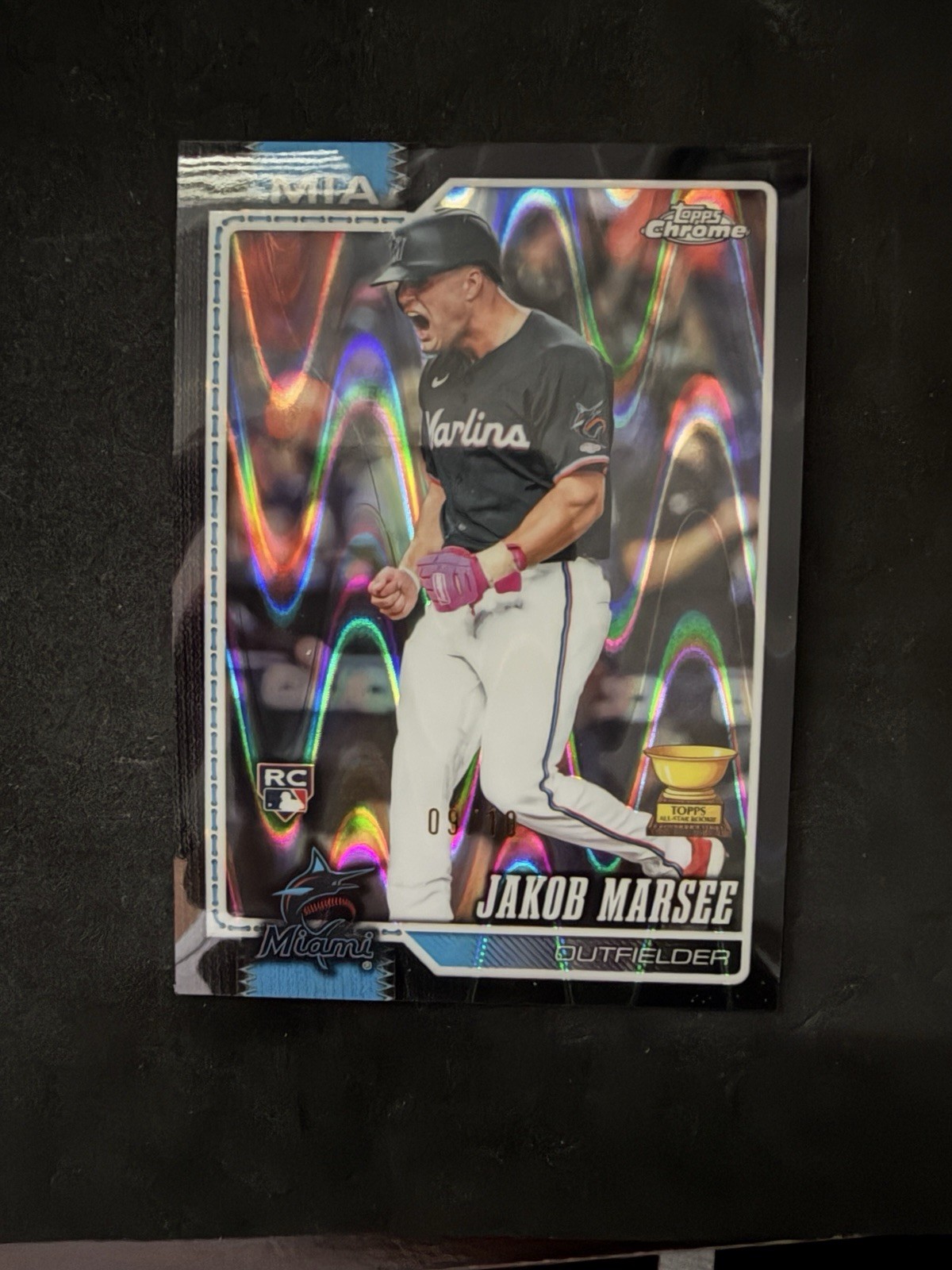 2026 Topps chrome Baseball Jakob Marsee RC Black /10