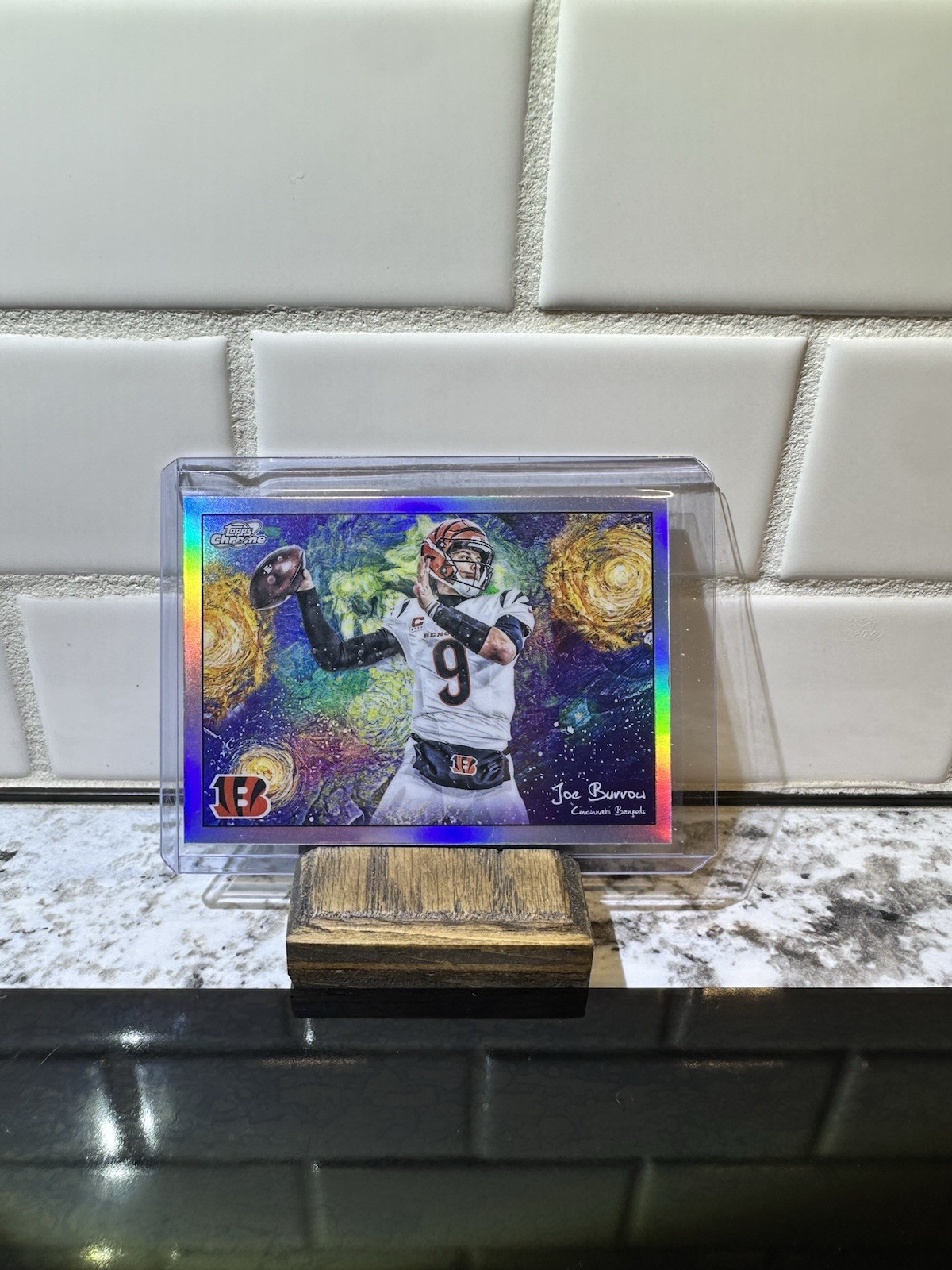 2025 Topps Cosmic Chrome Joe Burrow Stars In The Night STN-13 Bengals