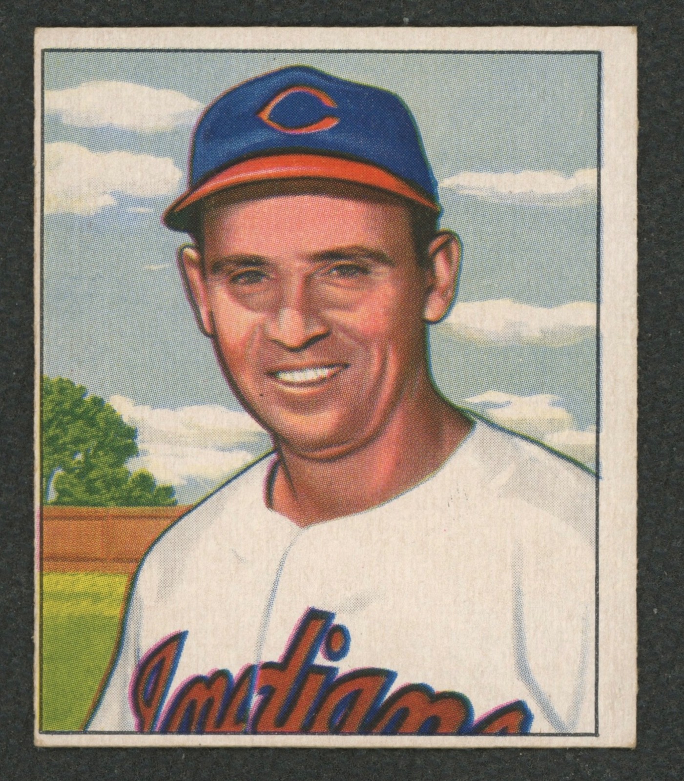 1950 Bowman #129 Joe Flash Gordon :: Cleveland Indians ~ EX