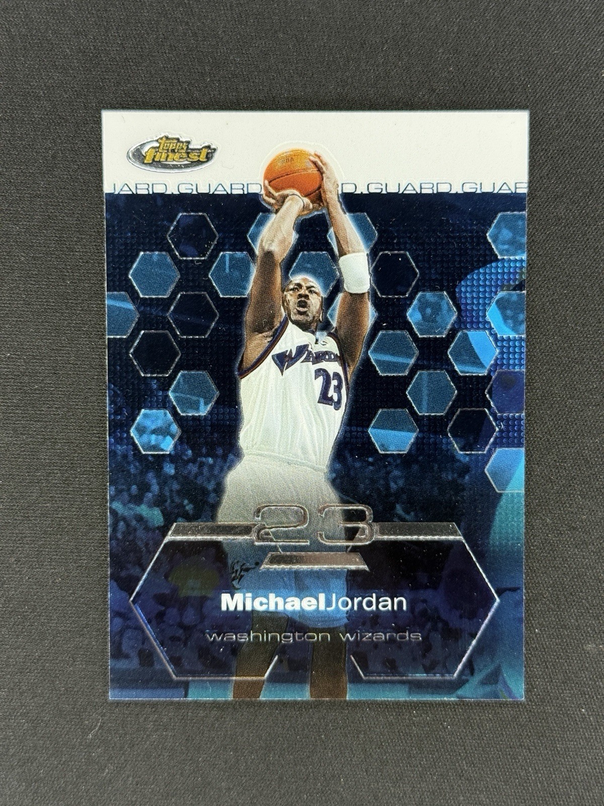 2002-03 Topps Finest Michael Jordan #100 –Rare Investment Wizards MJ GOAT 🐐 🔥