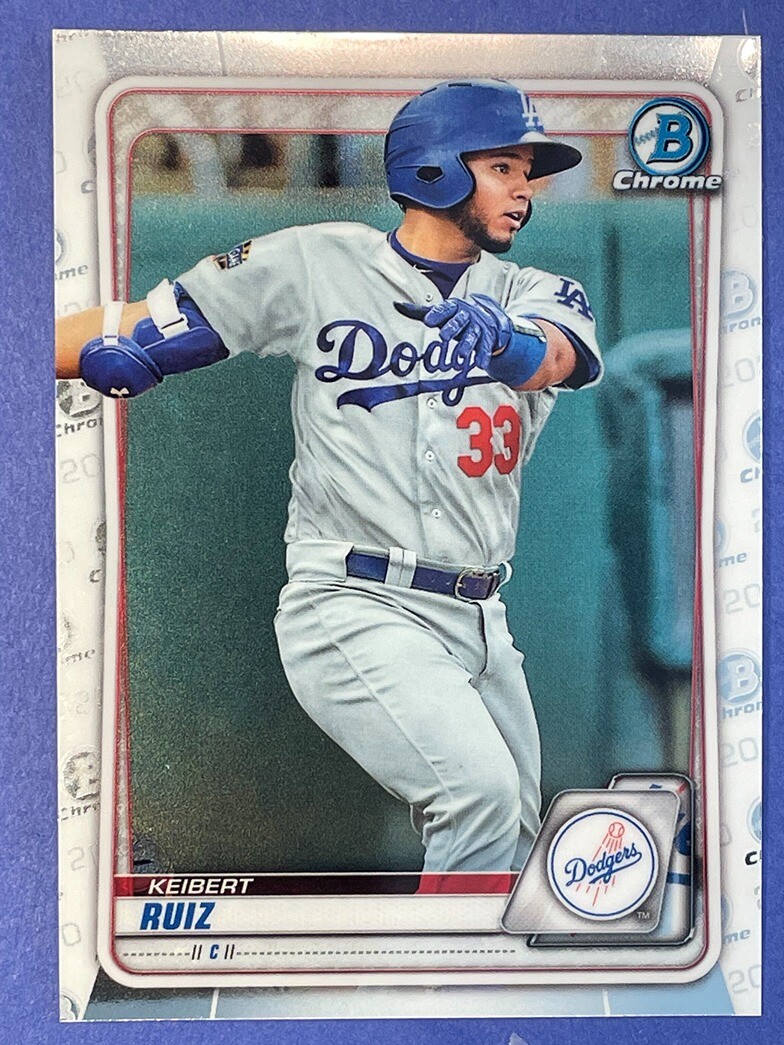2020 Bowman Chrome 1st Edition Keibert Ruiz LA Dodgers Prospect